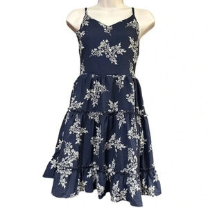 NWT Fancyinn Blue and White Dress - Size Small, Adjustable Straps